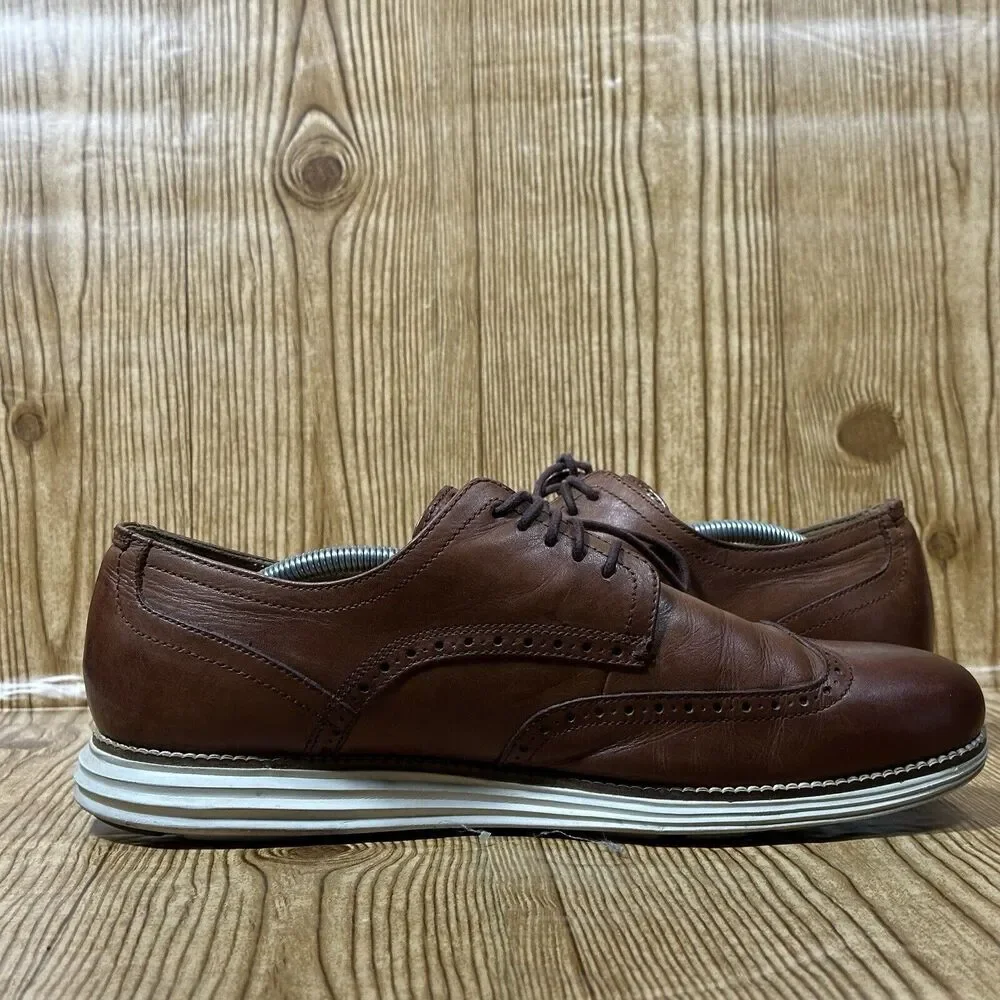 Cole Haan‎ Men's Size 11.5 Original Grand Wingtip Oxford Brown Shoes C20778